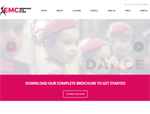 Tablet Screenshot of danceemc.com